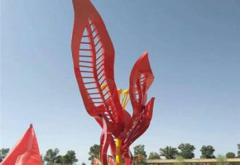 石榴花雕塑選定，景觀雕塑，不銹鋼石榴花雕塑生產(chǎn)商