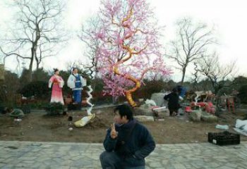 梧桐花雕塑制造廠家，歐式風格，梧桐花雕塑供給