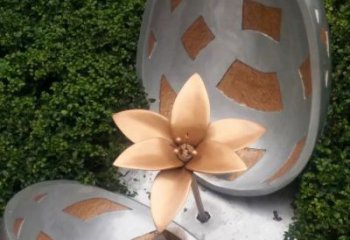 杏花雕塑生產(chǎn)，白鋼構(gòu)件，不銹鋼杏花雕塑通用