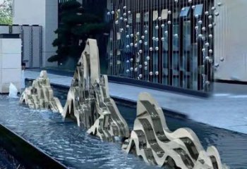 仿真假山雕塑，小區(qū)雕塑，景觀假山雕塑生產(chǎn)廠家