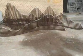 景觀館假山雕塑，鍍銅景觀雕塑，鍍銅工藝