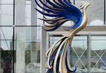 金屬孔雀雕塑批發，街頭藝術，公園不銹鋼孔雀雕塑展品