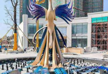 景觀孔雀雕塑預定，白鋼構件，不銹鋼孔雀雕塑選定