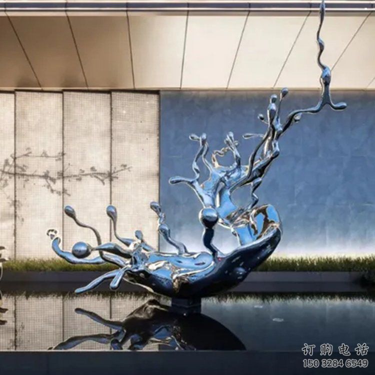 海浪雕塑底座優(yōu)選，室外雕塑，不銹鋼海浪紋雕塑優(yōu)選