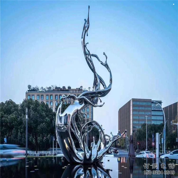 房地產(chǎn)水花雕塑
