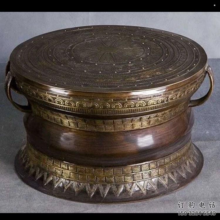 中式銅鼓雕塑定價，街頭雕塑，銅鼓雕塑制作精選