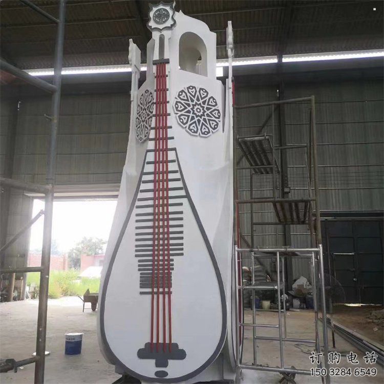 現(xiàn)代琵琶雕塑