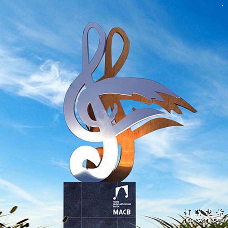 提琴雕塑觀賞型，小區(qū)雕塑，不銹鋼提琴雕塑優(yōu)價(jià)