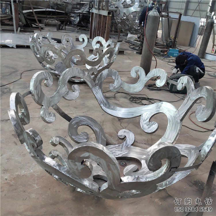 空心球雕塑標準，廣場系列，戶外鏤空空心球雕塑指用