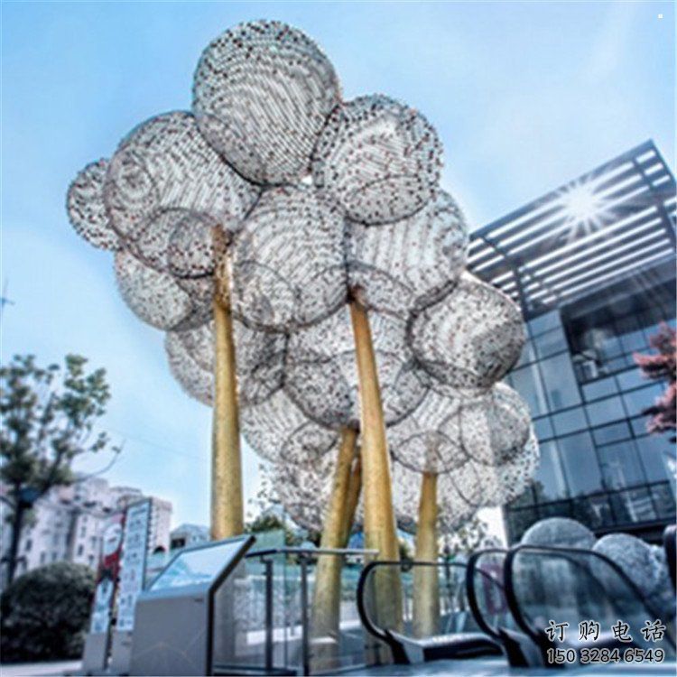 空心球雕塑訂做，多彩藝術，鏤空空心球雕塑制造