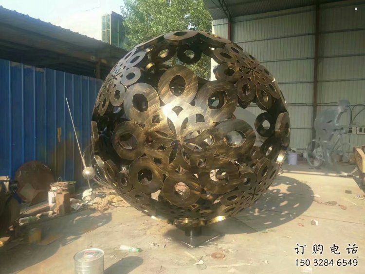 球體雕塑廠家，景觀雕塑，不銹鋼球體雕塑生產廠家