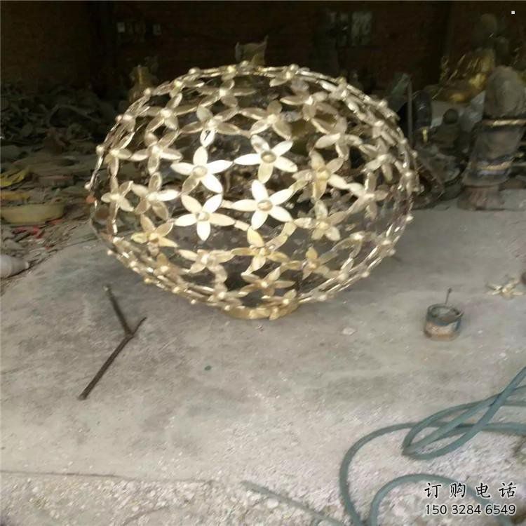 燈光球雕塑供需，室外軟裝，不銹鋼燈光球雕塑制作