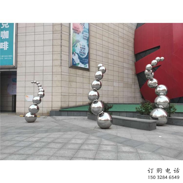 分子球雕塑訂做，公園雕塑，不銹鋼分子球雕塑提供