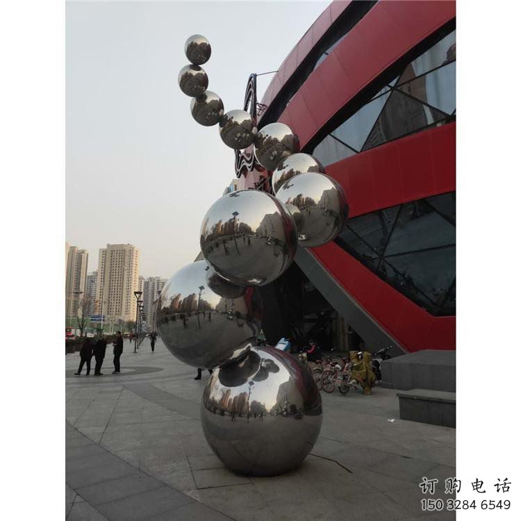 分子球雕塑訂做，景觀雕塑，不銹鋼分子球雕塑提供