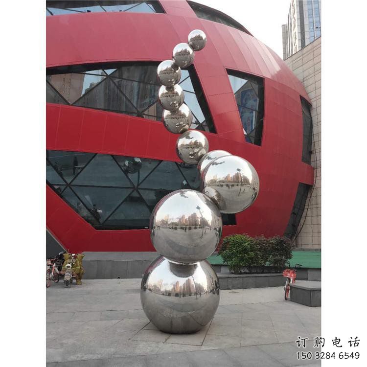 分子球雕塑生產(chǎn)商，地標(biāo)擺件，不銹鋼分子球雕塑生產(chǎn)