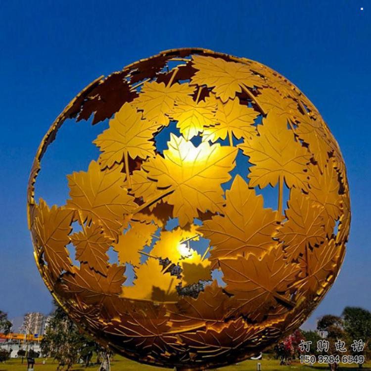 花球雕塑方案，景區(qū)雕塑，不銹鋼花球雕塑精選