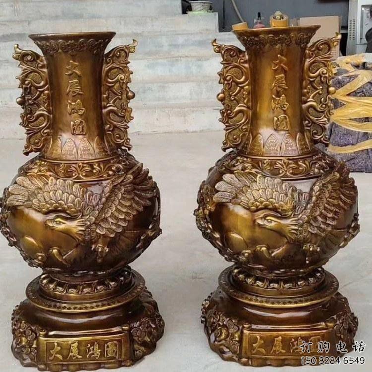 花瓶雕塑供應，地標擺件，銅花瓶雕塑制造廠家