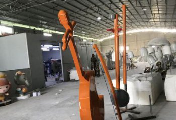 二胡雕塑觀賞型，標識雕塑，紀念不銹鋼二胡雕塑展品