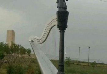 馬頭琴雕塑生產，城市裝飾，不銹鋼馬頭琴雕塑選定