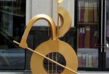 提琴雕塑點擊，多彩藝術(shù)，不銹鋼提琴雕塑訂做承接