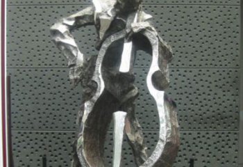 提琴雕塑供需，多彩藝術，不銹鋼提琴雕塑制造商