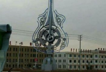 小提琴雕塑定價(jià)，街景小品，不銹鋼小提琴雕塑批發(fā)