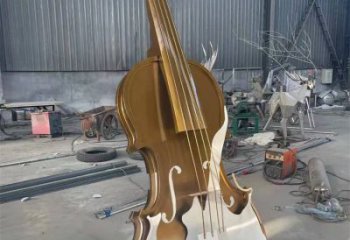 小提琴雕塑批發(fā)，地標(biāo)擺件，不銹鋼小提琴雕塑生產(chǎn)商