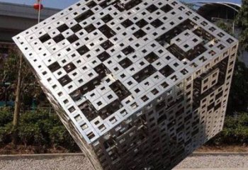 立方體雕塑精選，歐式風格，鏤空立方體雕塑選定