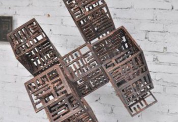 正方體雕塑承接，城市裝飾，大型不銹鋼正方體雕塑公司