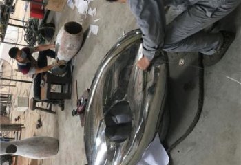 鏡面球雕塑公司，透雕系列，不銹鋼球雕塑展品