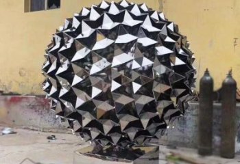 鏡面球雕塑觀賞型，花園小品，不銹鋼球雕塑精選