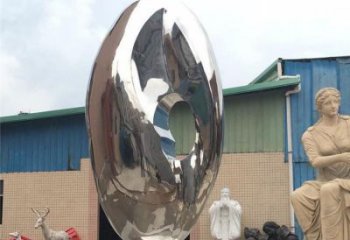 鏡面球雕塑特供，花園小品，制造不銹鋼球雕塑優(yōu)價