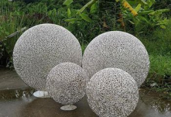 空心球雕塑精選，歐式風(fēng)格，鏤空空心球雕塑選定廠家