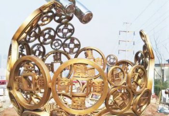 空心球雕塑制造商，露天雕塑，鏤空空心球雕塑訂做廠家