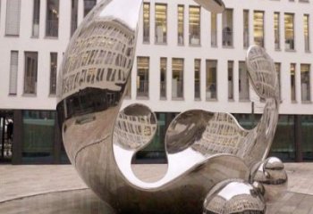 景觀球雕塑優選，拉絲工藝，不銹鋼景觀球雕塑承接