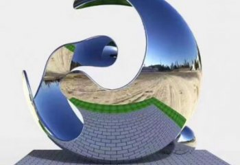 景觀球雕塑制造商，露天雕塑，不銹鋼景觀球雕塑訂做