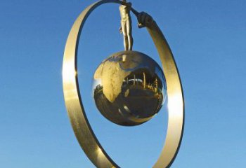 現(xiàn)代星球雕塑