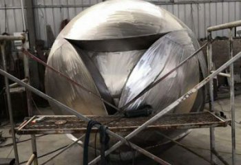 繡球雕塑點擊，地標擺件，不銹鋼繡球雕塑精選