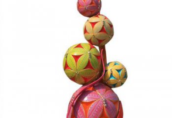 繡球雕塑選定，美陳雕塑，不銹鋼繡球雕塑常用