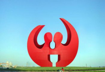 鏤空球雕塑指用，小區(qū)擺件，異形鏤空球雕塑制作