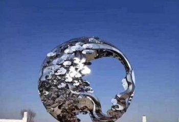 鏤空球雕塑優(yōu)價，小區(qū)擺件，異形鏤空球雕塑廠家精選