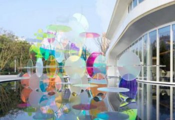 原子球雕塑定做，公園小品，不銹鋼原子球雕塑定價