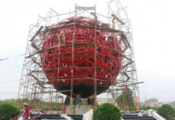 圓球雕塑精選，景區雕塑，景觀烤漆圓球雕塑廠家