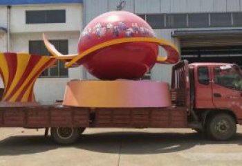 花瓶雕塑訂做，城市裝飾，景觀玻璃鋼花瓶雕塑展品