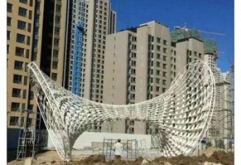 花瓶雕塑標(biāo)準(zhǔn)，彩鋼制作，鏤空花瓶雕塑優(yōu)價(jià)