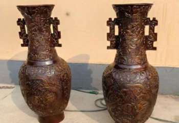 花瓶雕塑精選，景區雕塑，景觀銅花瓶雕塑提供