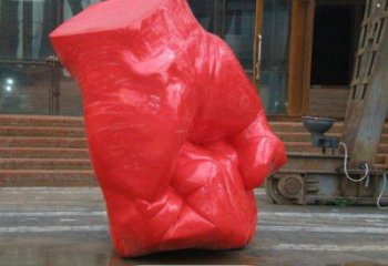 步行街拳頭雕塑