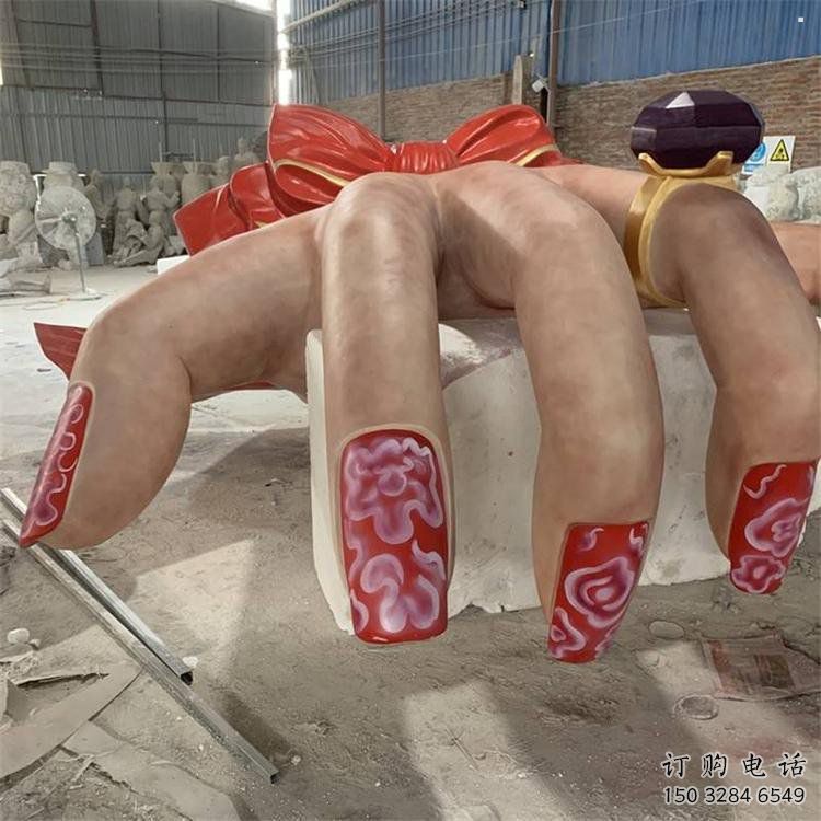 手指雕塑特供，景區雕塑，不銹鋼手指雕塑精選廠家