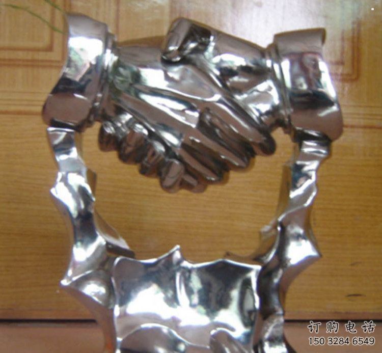 握手雕塑承接，噴泉雕塑，不銹鋼握手雕塑優(yōu)價