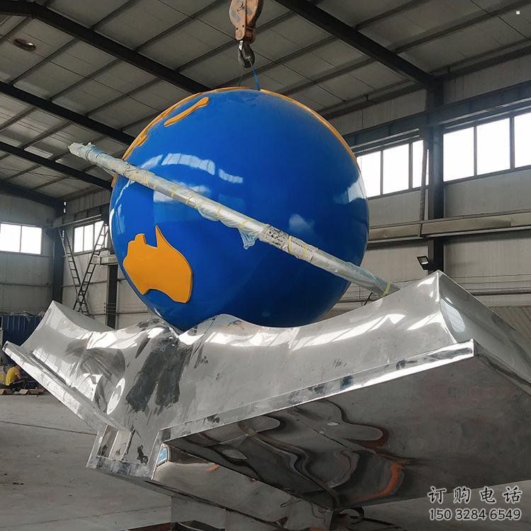 建筑書籍雕塑預定，城區(qū)小品，書籍地球儀雕塑制造商